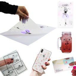 Folie adeziva transparenta A4 printabila inkjet, 20 coli Procart
