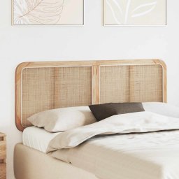 Tablie cap cu headboard natural 140 x 55 x 3 cm Ratan GartenMobel Dekor