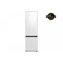 Combina Frigorifica Samsung Bespoke RB38C7B5C12/EF 390L Total No Frost All Around & Metal Cooling Compresor Digital Inverter WiFi AI Energy Smart Control H 203CM Clasa C Clean Glass White