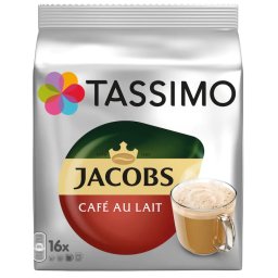 Cafea Capsule Tassimo CafÃ© au Lait 16 bauturi x 180Ml