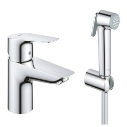 Set Baterie Lavoar si Dus Grohe StartEdge cu Functie de Bideu Crom