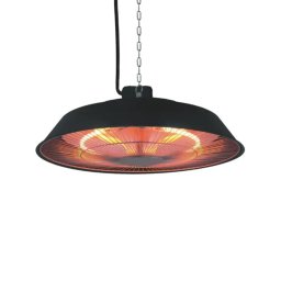 Incalzitor Electric de Tavan Heinner cu Halogen 1500W Negru