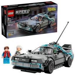 Set LEGO Speed Champions - Maşina timpului din Înapoi în viitor (77256)