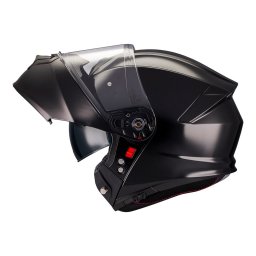 Casca moto modulabila (flip-up) MT Genesis SV Pure A1 - Negru lucios, ochelari de soare, Pinlock ready, ECE 22.06