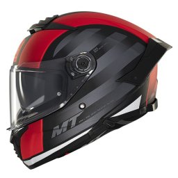 Casca moto integrala MT Thunder 4 SV Treads B5 - Rosu mat, ochelari de soare, Pinlock ready, ECE 22.06