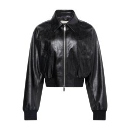 CALVIN KLEIN Geacă A-Crppd Crnkl Fx Lth LV047C518G UB1 black