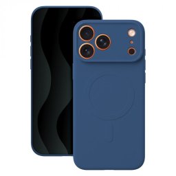 Husa pentru iPhone 17 Pro Max/iPhone 18 Pro Max compatibil MagSafe Navy Blue, TFO Simple Color Mag