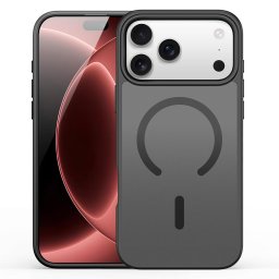 Husa Husă Dux Ducis Yind compatibilă MagSafe cu inel deschis pentru Apple iPhone 17 Pro Max / 18 Pro Max, Negru