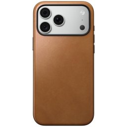 Husa Nomad Modern Leather Case, english tan - iPhone 18 Pro Max/17 Pro Max
