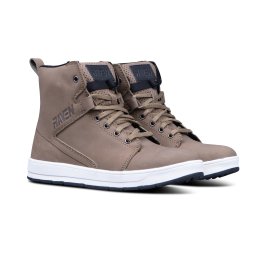 Pantofi moto Raven Rijeka din piele nubuck - Barbati - Protectii glezna, CE EN 13634 - Bej - Raven