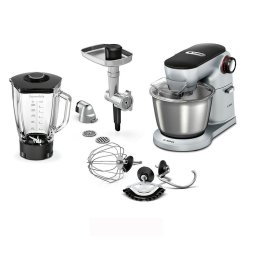 Robot de bucatarie Bosch MUM 9B34S27, 1500 W, senzor SmartDough, 3D PlanetaryMixing, bol inox, 5.5 l, Argintiu