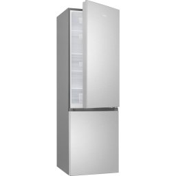 Combina frigorifica Bomann KG7353, 268L, Clasa C, H 180 cm, inox