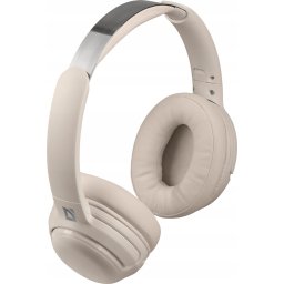 Casti wireless Defender FreeMotion B475, ANC, Bluetooth 5.4, 50 ore autonomie, Bej