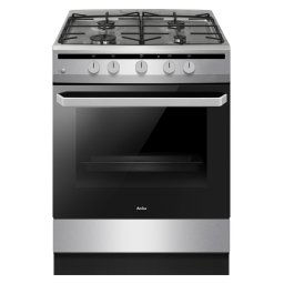 Aragaz pe gaz Amica 618GGD4.33HZpFQ(Xx), 60 cm, 64 l, clasa A, inox