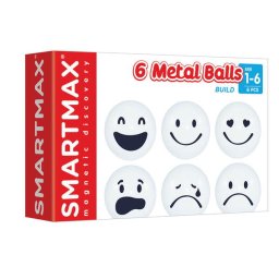 Joc magnetic Smart Games - Smart Max, XT-Box, set cu 6 bile metalice