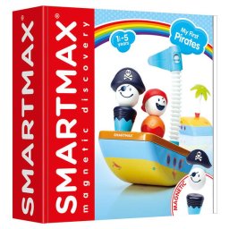 Joc magnetic Smart Games - Smart Max, My First Pirates, Primii mei Pirati, 10 piese