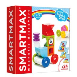 Joc magnetic Smart Games - Smart Max, My First Build Drive, Primul meu proiect, 8 piese