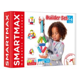 Joc magnetic Smart Games - Smart Max, My First Builder Set, Primul meu set de constructor, 20 piese