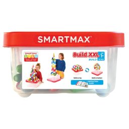 Joc magnetic Smart Games - Smart Max, Build XXL, Constructii XXL, 70 piese