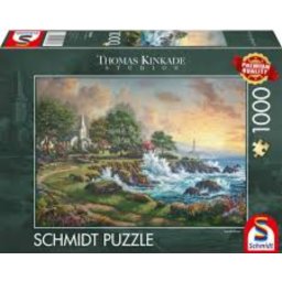 Puzzle Schmidt: Refugiu la malul marii, 1000 piese