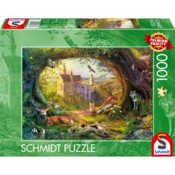 Puzzle Schmidt: Castel de basm si magia padurii, 1000 piese