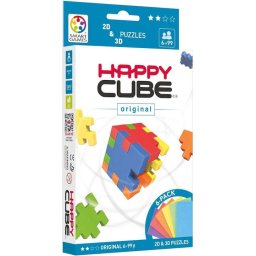 Puzzle logic educational 2D-3D, Smart Games - Happy Cube Colour Pack Original, 6+ ani