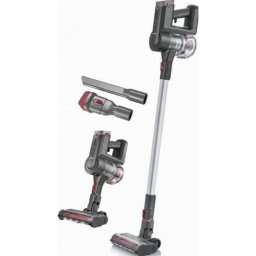 Aspirator vertical SEVERIN HV 7968, fara fir 2-in-1, 300W, 20 kPa, autonomie 40 min, filtru E12, perie electrica cu LED, 0.4L, Gri