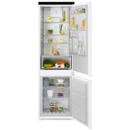 Combina frigorifica incorporabila Electrolux LNA7CE18S, 248 l, Seria 700, No Frost, Multiflow, Usa reversibila, Control electronic, Semnal acustic, clasa E, H 178 cm, Gri