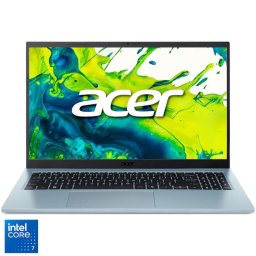 Laptop Acer Aspire Go 15 AG15-72P-7631 cu procesor Intel® Core™ 7 150U pana la 5.4GHz, 15.6 inch, Full HD, IPS, 16GB DDR4 RAM, 512GB SSD, Intel® Graphics, No OS, Albastru deschis