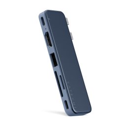 Hub USB-C Satechi Snap Hub, HDMI 4K/60 Hz, SD/microSD, indigo