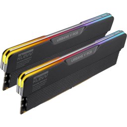 Memorie KLEVV Urbane V RGB Jet Black 32GB (2x16GB) DDR5 6000MHz Dual Channel Kit