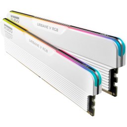 Memorie KLEVV Urbane V RGB Brilliant White 32GB (2x16GB) DDR5 6000MHz Dual Channel Kit