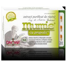 Extract Purificat de Rasina Mumie cu Propolis x 30 cps