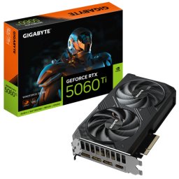 Placa video GIGABYTE GeForce RTX 5060 Ti WINDFORCE OC GV-N506TWF2OC-16GD 16GB GDDR7 128-bit DLSS 4.0