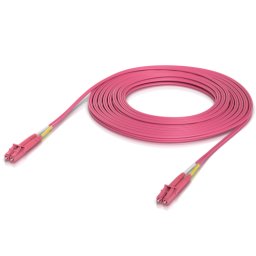 Patch Cord Fibra Optica UBIQUITI UACC-OFC-M2-LULU-10M, Multi-Mode, OM4, Duplex LC/UPC - Duplex LC/UPC, 10 m, Pink