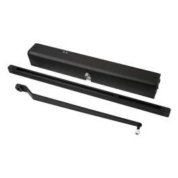 Amortizor electric cu sina pentru usi batante cu latime de pana la 1200mm si greutate de pana la 100kg, cu deschidere la exterior/interior - SDO-501(V2)