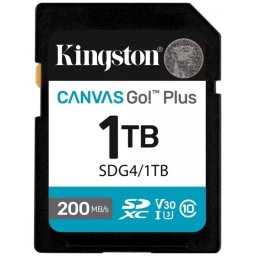 Card Kingston SDXC Canvas Go Plus Gen4 1TB C10 UHS-I U3 V30