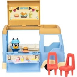 Set de Joaca cu Figurina Moose Toys Ltd. Bluey - Let's Play Chef Food Truck Varsta 3 Ani+ Multicolor