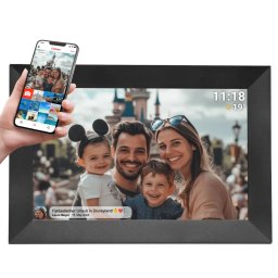 Rama Foto Digitala Denver PFF-1024BMK2 FRAMEO Ecran IPS Tactil 10.1Inch 16GB Wi-Fi Negru