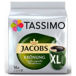 Cafea Capsule Tassimo Jacobs KrÃ¶nung XL 16 Bauturi x 195Ml 16Capsule