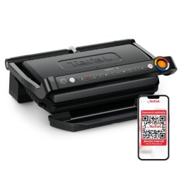 Gratar electric Grătar electric Tefal OptiGrill+ XL GC727810, 2000W, 9 programe gătire automate, plăci detașabile cu înveliș antiaderent, indicator nivel de gătire, tavă colectare grăsime, negru