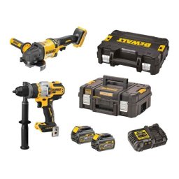 Set mașini DeWalt DCK2016T2T – 2 scule, 2 acumulatori XR Flexvolt 6 Ah, valiză TSTAK VI