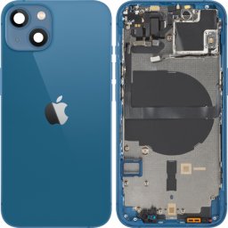 Capac Baterie Apple iPhone 13, Cu Carcasa Mijloc, Albastru, Swap Premium