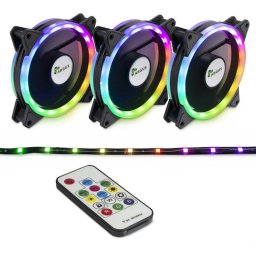 Ventilator pentru carcasa Inter-Tech Argus RS-04 RGB 3-Fan Set