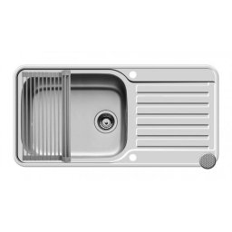 Set Chiuveta Inox + Suport multifunctional Roll UP Pyramis SPACE PLUS 1B 1D