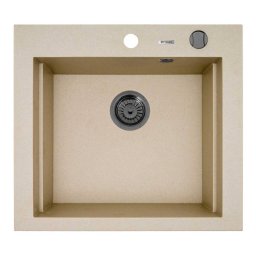Chiuveta Bucatarie Pyramis SIROS 57x51.5 1B Beige Gun Metal
