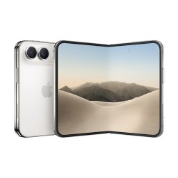 Telefon mobil pliabil Apple iPhone Duo, 1TB, 5G, OLED 7.6 inch si 5.4 inch, A20 Pro, Star White, Alb