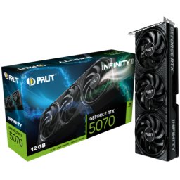 Placa video Palit nVidia GeForce RTX 5070 Infinity 3 12GB NE75070019K9-GB2050S, GDDR7, 192 bit