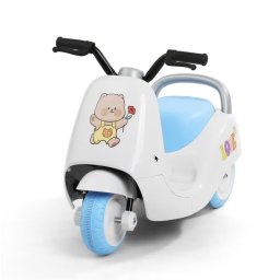 Motocicleta Electrica Copii 3 Roti Italian style DLS-K2 Baterie 6V 4Ah Muzica Bleu 2-5 Ani - Copie - Copie