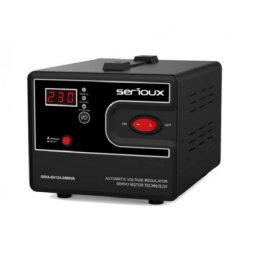Stabilizator tensiune Serioux SRXA-SV124-2000VA, 2000VA, 2x Schuko